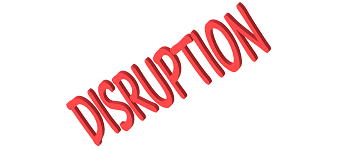 Disruption logo
