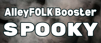 AlleyFOLK Spooky Booster logo