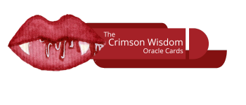 Crimson Wisdom Oracle Cards logo