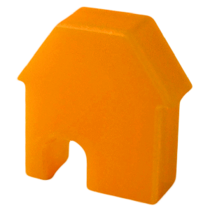 Building, Small, Side Door, Orange Thumbnail