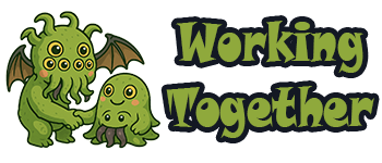 Cthulhu Bluff: Working Together logo