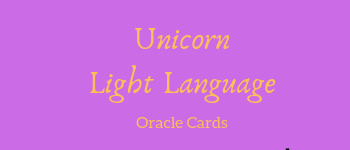 Unicorn Light Language Oracle Cards logo