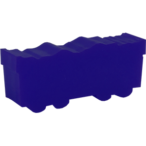 Acrylic Train, Coal Car, Blue Thumbnail