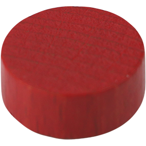 Disc, 15mm x 6mm, Red Thumbnail