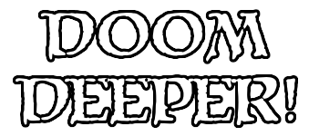 DOOM DEEPER! logo