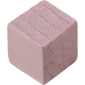 Cube, 8mm, Light Pink Thumbnail