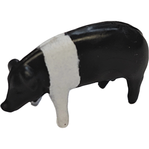 Pig, Mini, Black and White Thumbnail