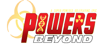 Powers Beyond Standee Set logo