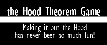 The Hood Theorem Game logo