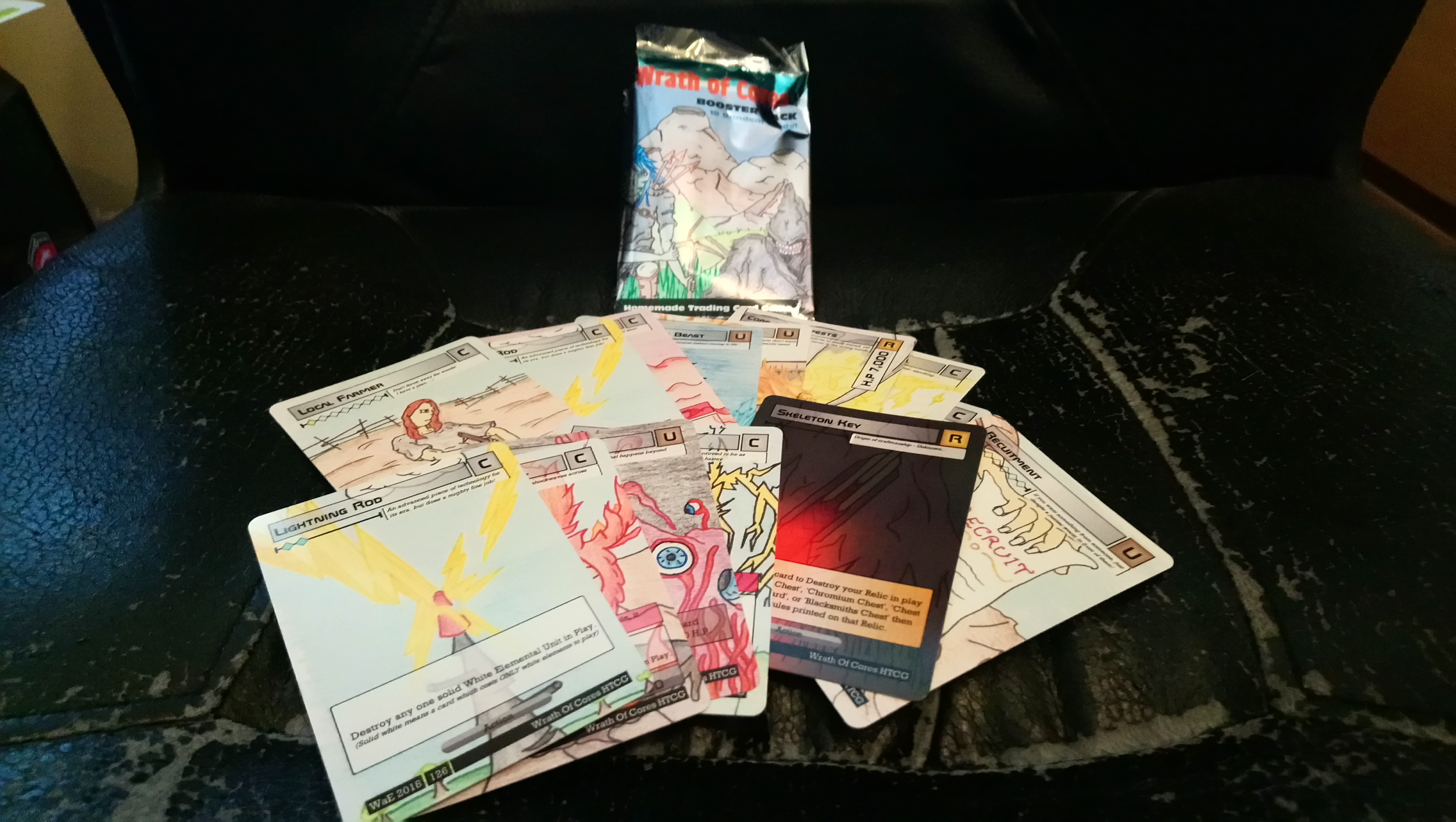 SET3] BOOSTER PACK DvD2020 [Wrath Of Cores] Homemade TCG