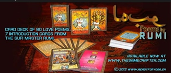 Love Poems by RUMI - CARD DECK logo