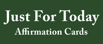 Just For Today Affirmation Card Deck logo