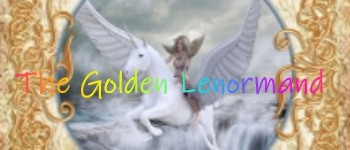 The Golden Lenormand With meanings on the back logo