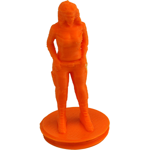 Woman, Modern, TB15, Orange Thumbnail