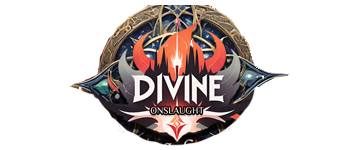 Divine Onslaught TCG "Alpha Set" (Sealed Deck) logo