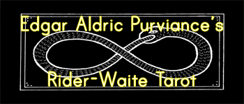 Edgar Aldric Purviance's Rider-Waite Tarot logo