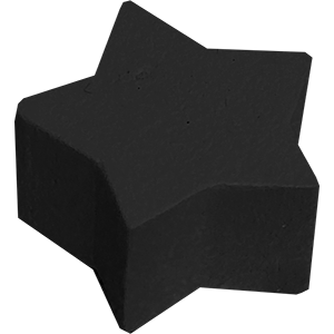 Star, Wood, Black Thumbnail