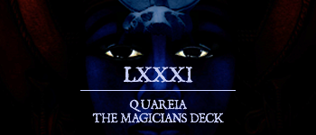 LXXXI The Quareia Magicians Deck - Jumbo size edition logo