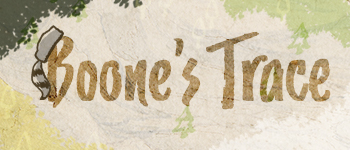 Boone's Trace: blazing the wilderness trail logo