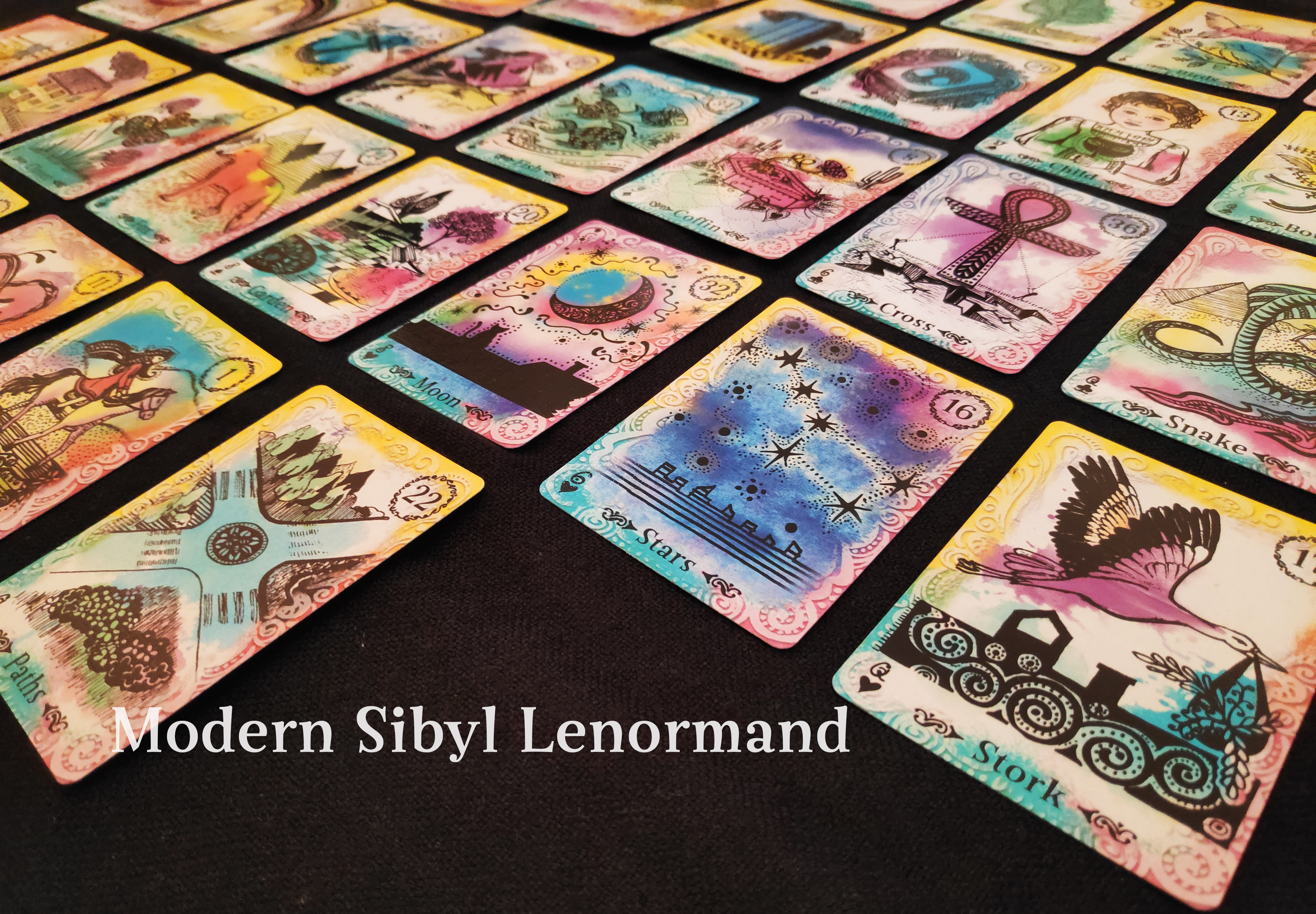 Modern Sibyl LENORMAND Oracle Cards