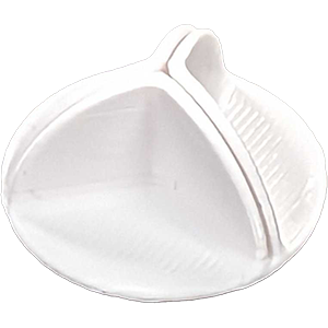 Card Connector, 120-degree, White Thumbnail