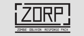 ZORP (Zombie Oblivion Response Pack) logo