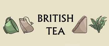 British Tea Poker Deck logo