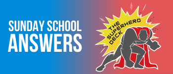 Sunday School Answers - The Superhero Deck logo