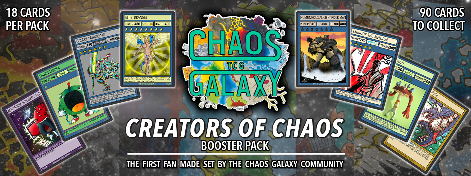 Chaos Galaxy TCG: The Creators of Chaos - 36 Card Battle Box