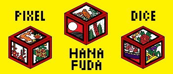 Pixel Hanafuda Dice logo