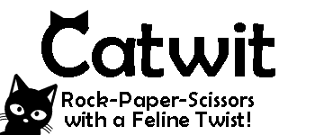 Catwit: Rock-Paper-Scissors with a Feline Twist! logo
