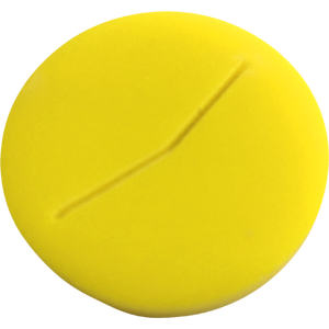 Paper Miniature Base, 25mm, Yellow Thumbnail