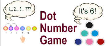 Dot number game logo