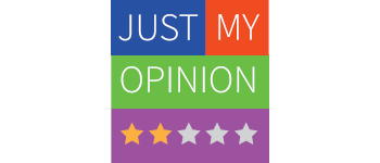 Just My Opinion logo