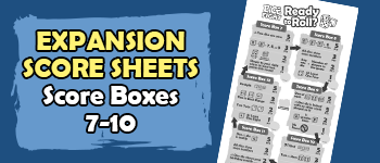 Dice Fight - Ready to Roll? EXPANSION SCORE SHEET (7-12) logo