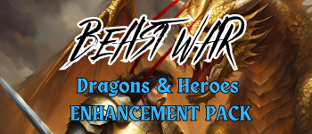 Beast War Card Game FOIL Dragons & Heroes Add-On logo
