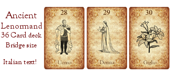 Ancient Lenormand with Italian text! logo
