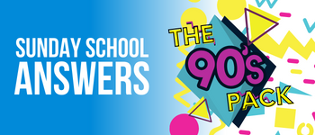 Sunday School Answers - The 90's Pack (Booster) logo