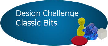 Protospiel Online Design Challenge: Classic Bits logo
