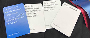 Equestrians Against Normalcy Dressage Diva Deck logo