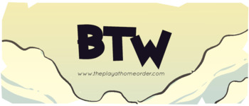 Battle Thunder Words: A BTW Expansion Pack logo