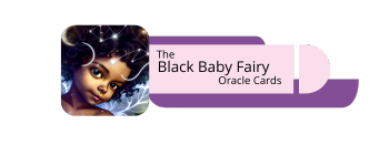 Black Baby Fairy Oracle Cards logo