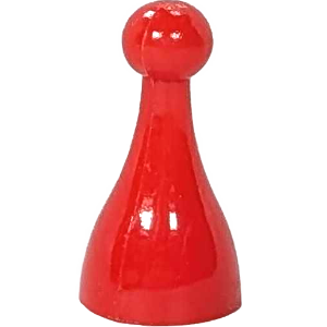 Halma, Plastic, Red Thumbnail