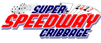 Super Speedway Cribbage logo