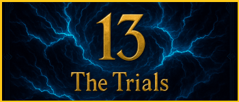 13: The Trials (Mint Tin Edition) logo