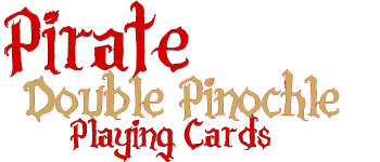 Pirate Double Pinochle Deck logo