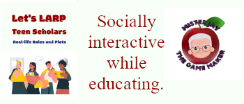 Let's LARP: Teen Scholars logo