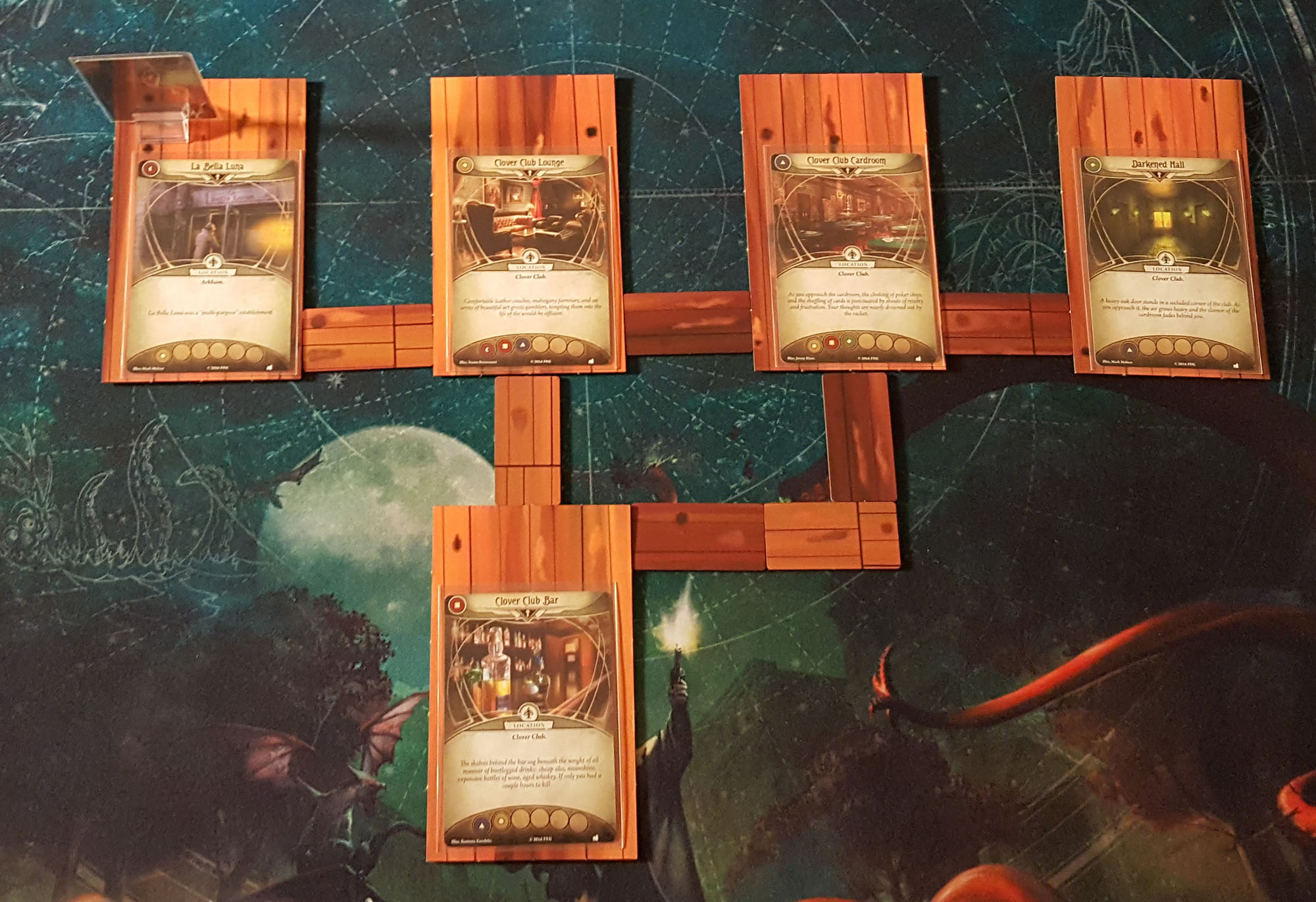 Arkham Horror LCG Path Marker Set 1 - Grass and Wood