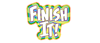 Finish It! The Outrageous Storytelling Party Game logo