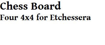 Chess Board (4 mats - infinitely expandable) logo